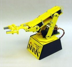 microcontroladores, BASIC Stamp, microbotica, Robot autónomo NR3, brazo robótico móvil, kit Lynxmotion, orugas, videocámara, transmisor TV, sonar ultrasónico, servomotores HiTec HS300, pinza manipulad
